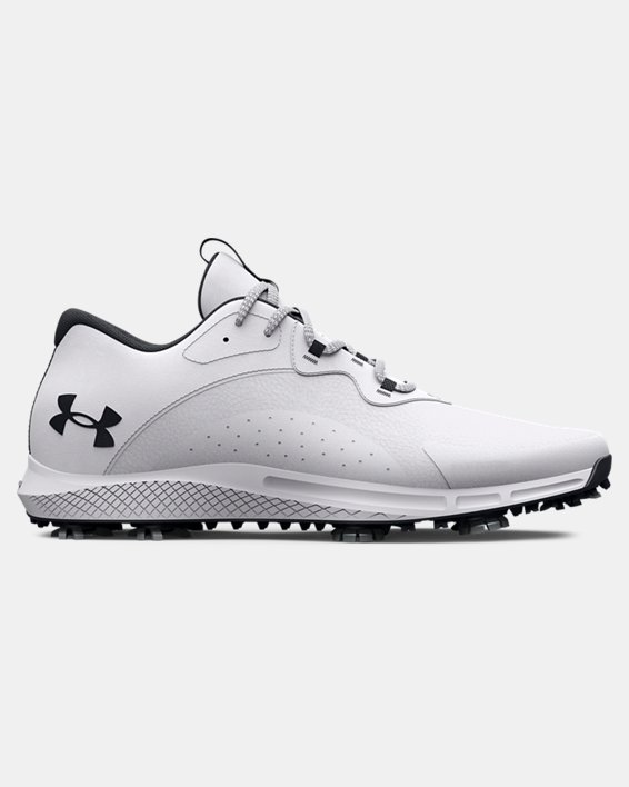 Tenis de golf UA Charged Draw 2 Spikeless para hombre, White, pdpMainDesktop image number 0